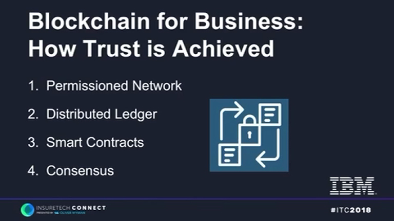A slide with high level bullet points